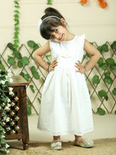 White pure cotton shiffli embroidry dress