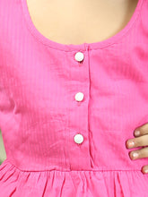 Pink pure cotton top with shorts