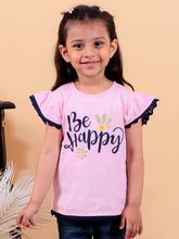 Green pure cotton girls top