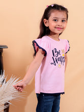 Maroon pure cotton girls top