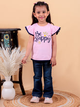 Pink pure cotton girls top