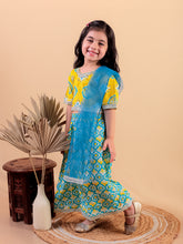 Girls Printed Gotta Patti Pure Cotton Ready to Wear Lehenga & Blouse With Dupatta