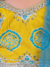 Girls Printed Gotta Patti Pure Cotton Ready to Wear Lehenga & Blouse With Dupatta