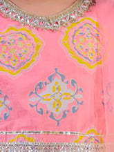 Girls Printed Gotta Patti Pure Cotton Ready to Wear Lehenga & Blouse With Dupatta