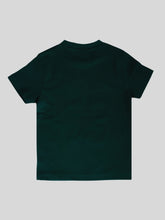 Dark Green Cotton Dinosaur Printed T-Shirt