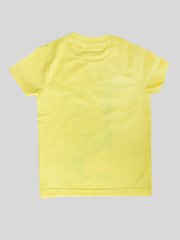 Yellow Cotton Dinosaur Printed T-Shirt