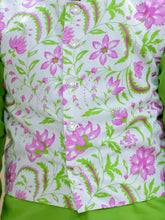 Green Pure Cotton Printed Kurta Pyjama With Jacket